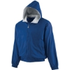 Custom Youth Hooded Taffeta Jacket Royal