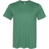 Custom Unisex Sueded Tee Heather Grass Green