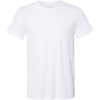 Custom Unisex Sueded Tee Solid White Blend