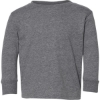 Custom Toddler Fine Jersey Long Sleeve Tee Granite Heather