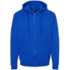 Custom Unisex Full-Zip Hooded Sweatshirt Royal
