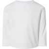 Custom Toddler Cotton Jersey Long Sleeve Tee White