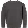Custom Toddler Fleece Crewneck Sweatshirt Charcoal