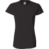 Custom Womens USA-Made T-Shirt Black