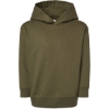 Custom Toddler Pullover Fleece Hoodie Military Green