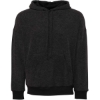 Custom Unisex FWD Fashion Sueded Fleece Hoodie Sweatshirt Black Heather