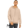 Custom Unisex FWD Fashion Sueded Fleece Hoodie Sweatshirt Heather Oat