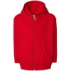 Custom Toddler Full-Zip Fleece Hoodie Sweatshirt Red