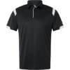 Custom Unisex On the Rise Polo Black/ White