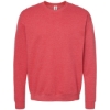 Custom Unisex Fleece Crewneck Sweatshirt Heather Red