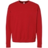 Custom Unisex Fleece Crewneck Sweatshirt Red