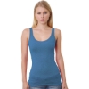 Custom Womens USA-Made Tank Top Heather Royal