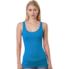 Custom Womens USA-Made Tank Top Turquoise
