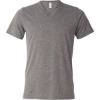 Custom Unisex Triblend V-Neck Tee Grey Triblend