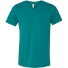 Custom Unisex Triblend V-Neck Tee Teal Triblend