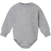 Custom Infant Fleece Bodysuit Heather