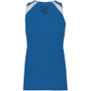 Custom Womens Overspeed Track Jersey Royal/ White