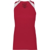 Custom Womens Overspeed Track Jersey Scarlet/ White