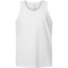 Custom Youth Heather CVC Tank Solid White Blend