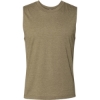 Custom Jersey Muscle Tank Heather Olive