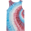 Custom Unisex Tie-Dyed Tank Top Fire Cracker