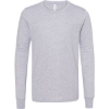 Custom Youth Heather CVC Long Sleeve Tee Athletic Heather