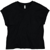 Custom Womens Vintage Wash Tee Washed Jet Black