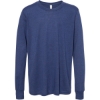 Custom Youth Triblend Long Sleeve Tee Navy Triblend