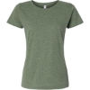 Custom Womens Fine Jersey Tee Bamboo Blackout