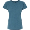 Custom Womens Fine Jersey Tee Bermuda Blackout