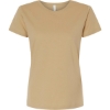 Custom Womens Fine Jersey Tee Latte