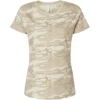Custom Womens Fine Jersey Tee Natural Camo
