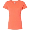 Custom Womens Fine Jersey Tee Papaya