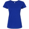 Custom Womens Fine Jersey Tee Royal