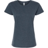 Custom Womens Fine Jersey Tee Vintage Denim