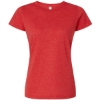 Custom Womens Fine Jersey Tee Vintage Red