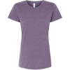 Custom Womens Fine Jersey Tee Wisteria Blackout