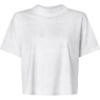 Custom Womens Boxy Tee White Reptile