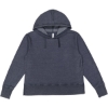 Custom Womens Vintage Wash Hoodie Sweatshirt Washed Navy