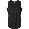 Custom Womens Relaxed Fine Jersey Tank Black