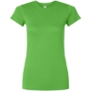 Custom Womens Fitted Fine Jersey Tee Apple