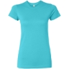 Custom Womens Fitted Fine Jersey Tee Caribbean