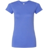 Custom Womens Fitted Fine Jersey Tee Carolina Blue