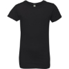 Custom Girls’ Cotton Princess T-Shirt Black