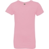 Custom Girls’ Cotton Princess T-Shirt Light Pink