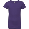 Custom Girls’ Cotton Princess T-Shirt Purple Rush