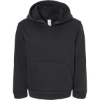 Custom Toddler Sponge Fleece Pullover Hoodie Sweatshirt Black