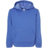 Custom Toddler Sponge Fleece Pullover Hoodie Sweatshirt Heather True Royal