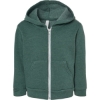 Custom Toddler Sponge Fleece Full-Zip Hoodie Sweatshirt Heather Forest