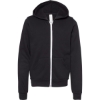 Custom Youth Sponge Fleece Full-Zip Hoodie Sweatshirt Black